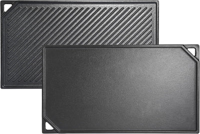 Plancha hierro fundido reversible 16.5x9.5pulg