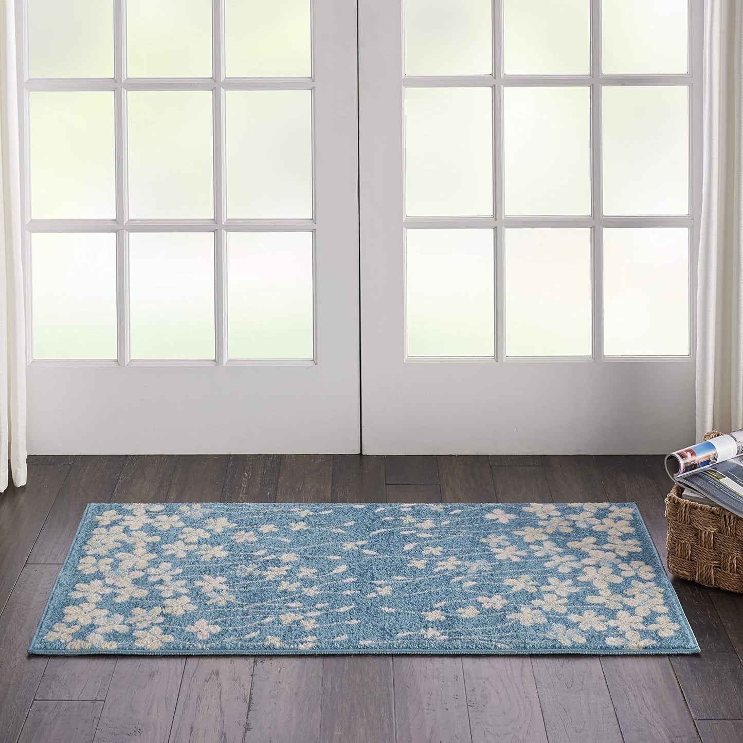 Alfombra turquesa 2x4ft dormitorio sala comedor cocina