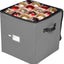 Caja almacenamiento Navidad 4 bandejas 64 bolas material