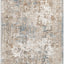 Alfombras felpilla antiderrap vintage pelo bajo beige-azul