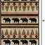 Alfombra área 26x39" multicolor 7482