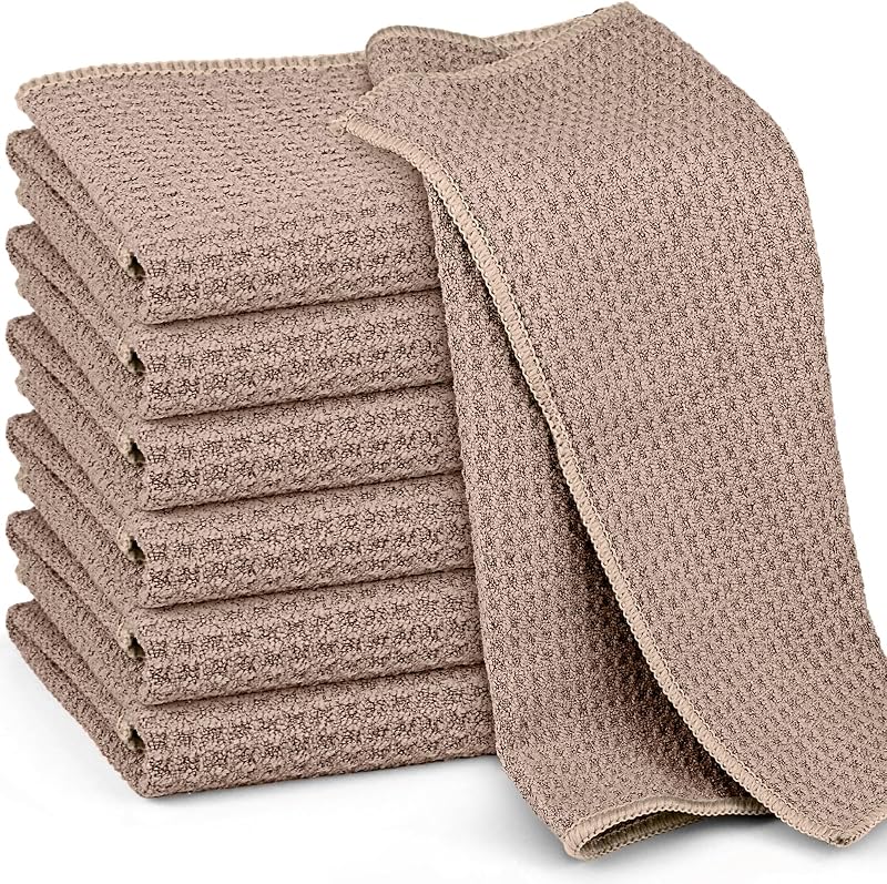 Paño microfibra gofre para polvo cocina 6 pzas 12x