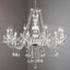 Candelabros cristal 25x27.5pulg 10 lámparas colgantes