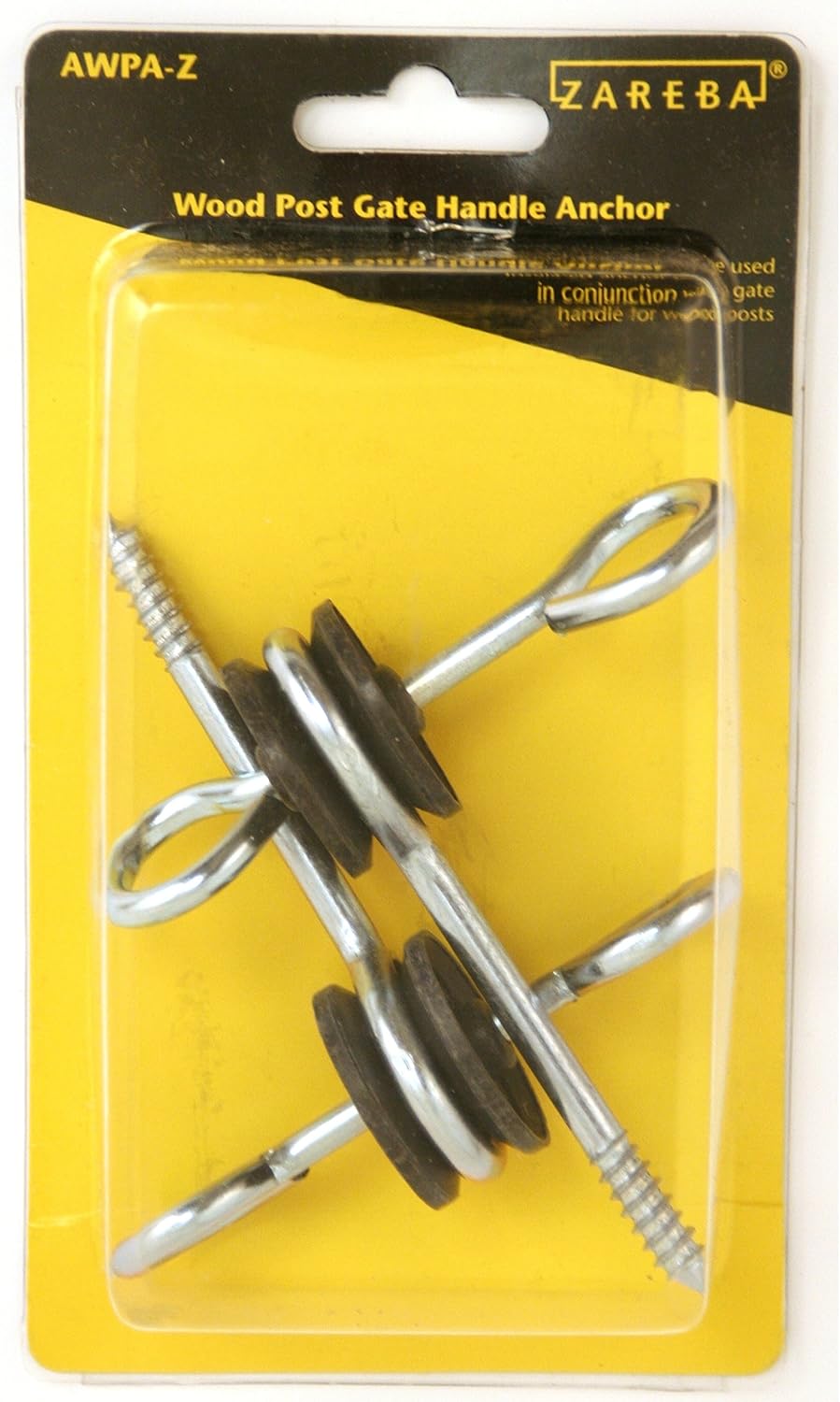 Anclaje mango puerta poste madera para cercado eléctrico 2 ud