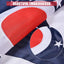 Bandera Ohio 3x5ft poliéster rayas cosidas ojales latón