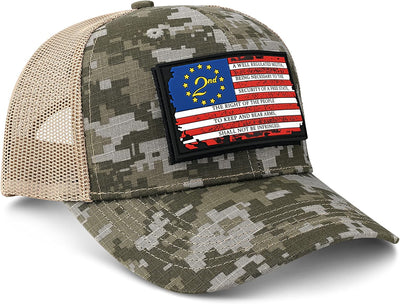 Sombrero bandera USA con parches intercambiables táctico
