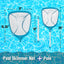 Red desnatador piscina con poste para limpieza