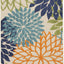 Tapete tela interiores exteriores 36x60pulg multicolor