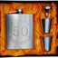Set 50 cumpleaños frasco 7oz grabado feliz cumpleaños