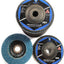 Discos T27 4x5/8pulg circonita grano 80# molienda metales
