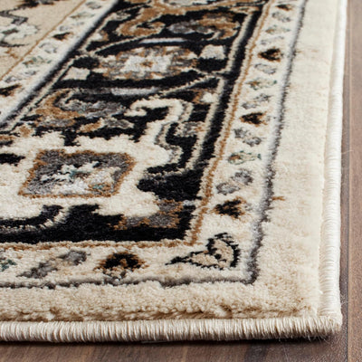Alfombra Living Room 5'3" Square Crema y Azul