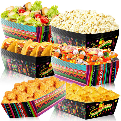 Bandeja mexicana nachos 36 pzas decoración Cinco de Mayo