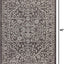Alfombra medallón bohemio negro/gris 3x5"