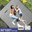 Manta picnic 80x80" impermeable plegable azul