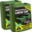 2 Lonas 4x8ft 16oz Cubierta Resistente Agua Verde