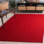 Alfombra exterior lavable 5x8ft reversible óxido y rojo