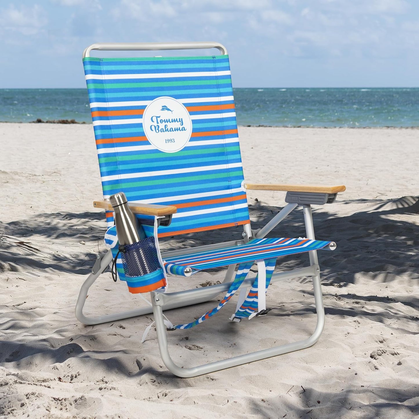 Silla playa plegable altura ajustable Tommy Bahama
