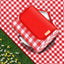 Manta pícnic impermeable plegable 60x80" color rojo