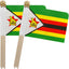 Bandera Zimbabue 5x8" pack 12