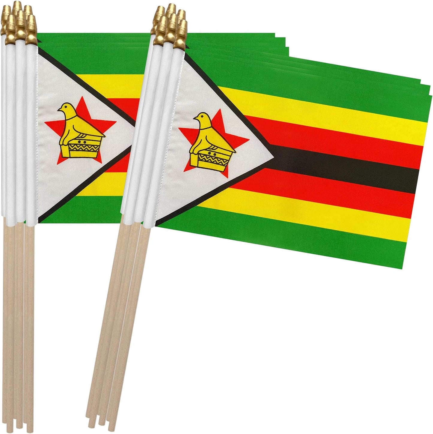 Bandera Zimbabue 5x8" pack 12
