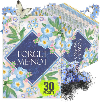 30 Pack Semillas Forget Me Not Regalo Conmemorativo