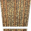 Pajitas papel estampado animales safari leopardo jirafa 100uds