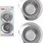 2 Pzas Cesta Acero Inox Desagüe Fregadero 4.5pulg Tapón