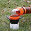 Adaptador manguera alcantarillado 3en1 flexible negro