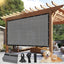 Cubierta sombra pérgola 12x16pulg tela 90 gris claro