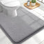 Alfombras baño forma U 24x20pulg espuma viscoelástica