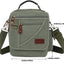 Bolso bandolera pequeño lona para hombre correa desmontable