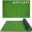Alfombra césped artificial 10x10ft para patio mascotas