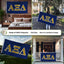 Bandera Alpha Xi Delta 3x5ft decoración hermandad griega