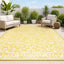 Tapete redondo 5x8ft textura Charleston para patio mascotas