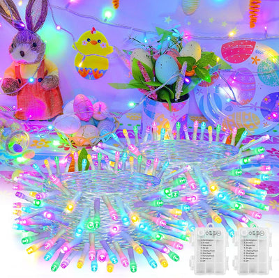 Guirnalda Luces Pascua 50 Led 16.4pies Impermeable Temporizador