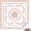 Tapete picnic bohemio 79x79" manta al aire libre plegable