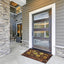 Tapete bienvenida antiderrap 17x30pulg puerta exterior