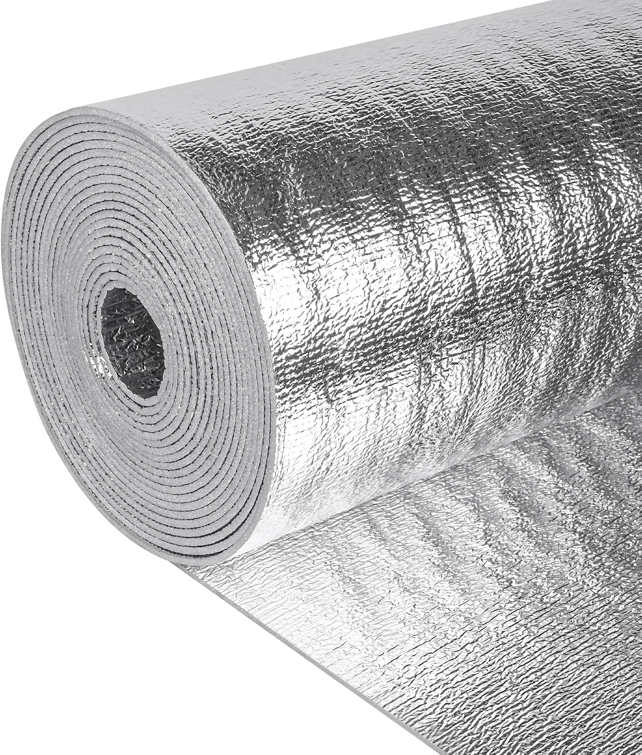 Rollo aislamiento reflectante 16" x10ft aluminio espuma