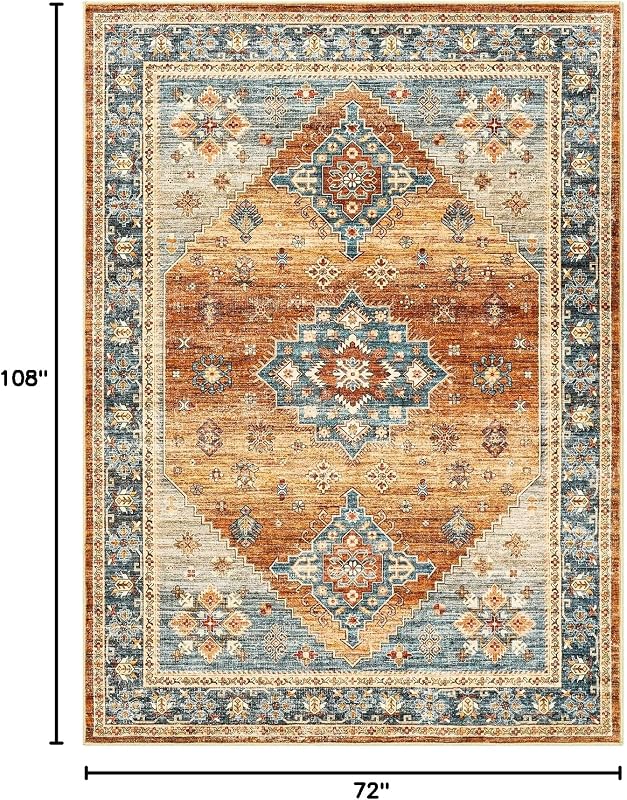 Alfombra bebé 6x9ft lavable antiderrap dormitorio sala