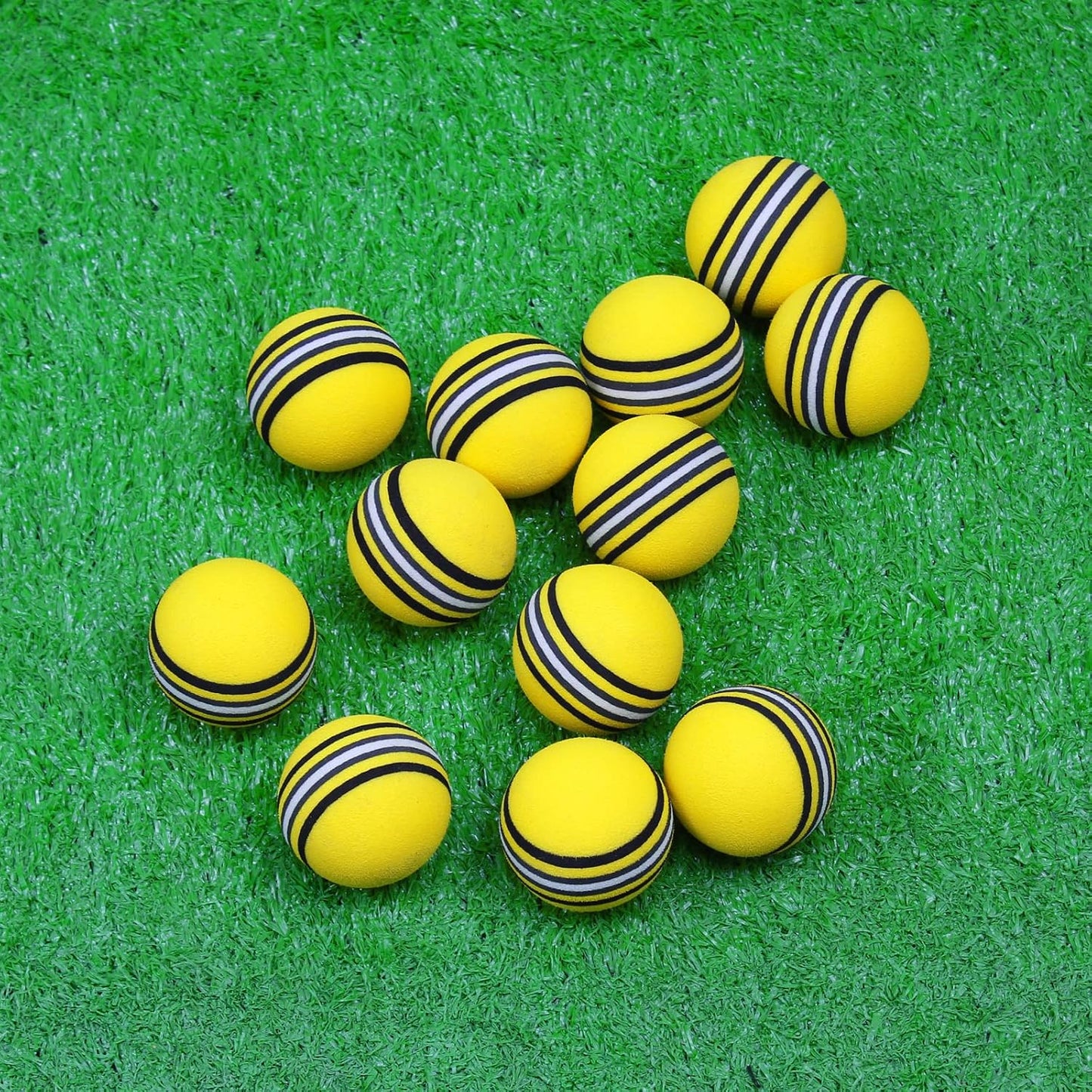 Pelotas golf esponja multicolor 20 pzas interiores