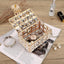Caja joyas cristal con espejo dorado regalo Navidad