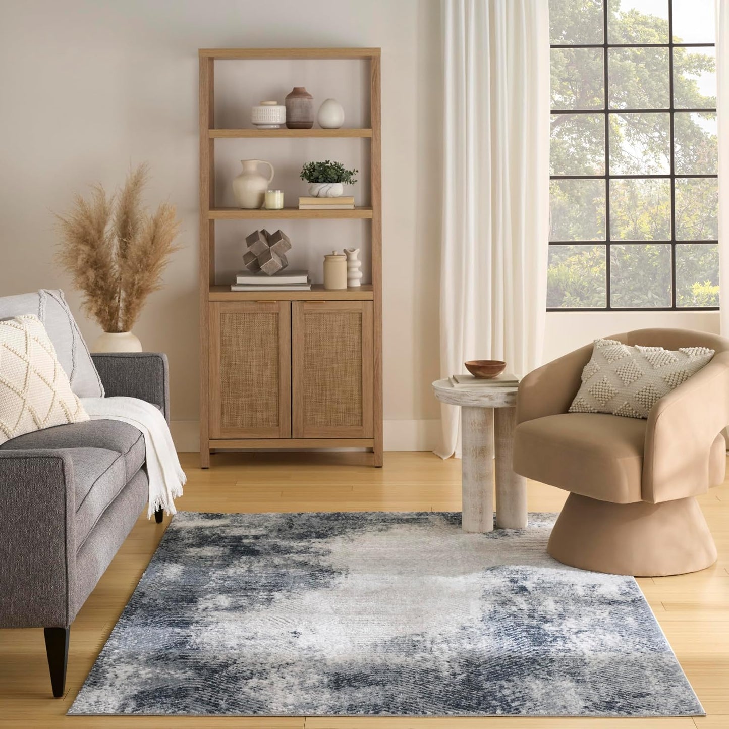 Alfombra 5x7ft para dormitorio sala comedor cocina