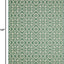 Alfombra área geométrica transicional 7'9x10'2 verde/beige
