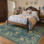 Alfombra vintage 8x10pulg antiderrap sala