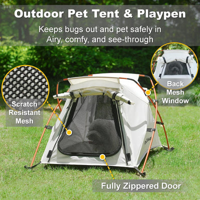 Tienda campaña para mascotas aluminio impermeable plegable