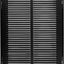 Rejilla filtro aire HVAC 14x24" cara extraible negro