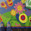 Alfombra antideslizante para niños 3x5ft diseño insectos