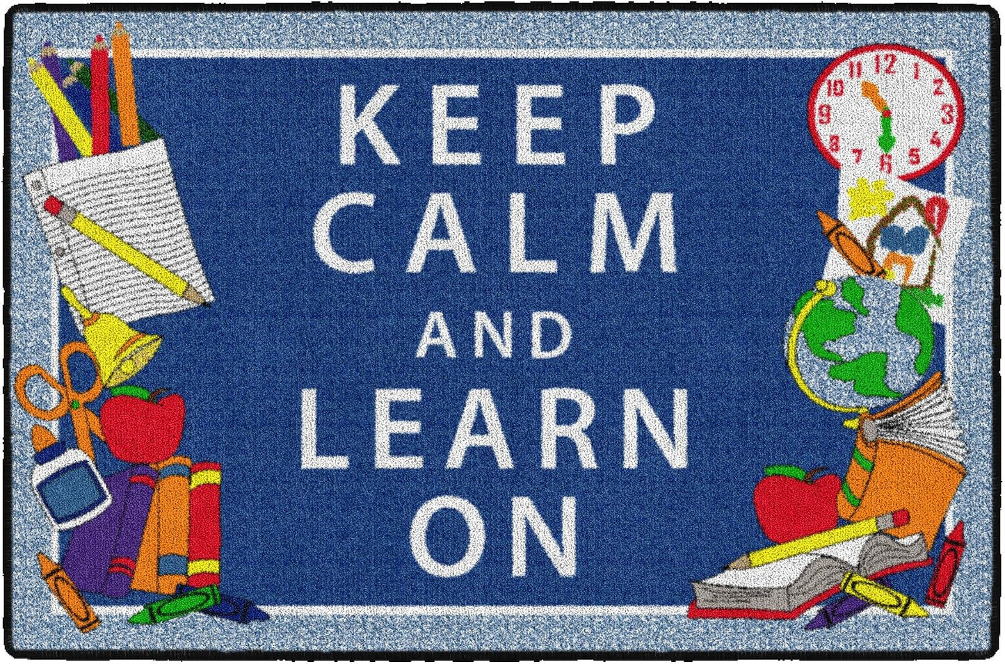 Alfombra Keep Calm & Learn para niños y adultos