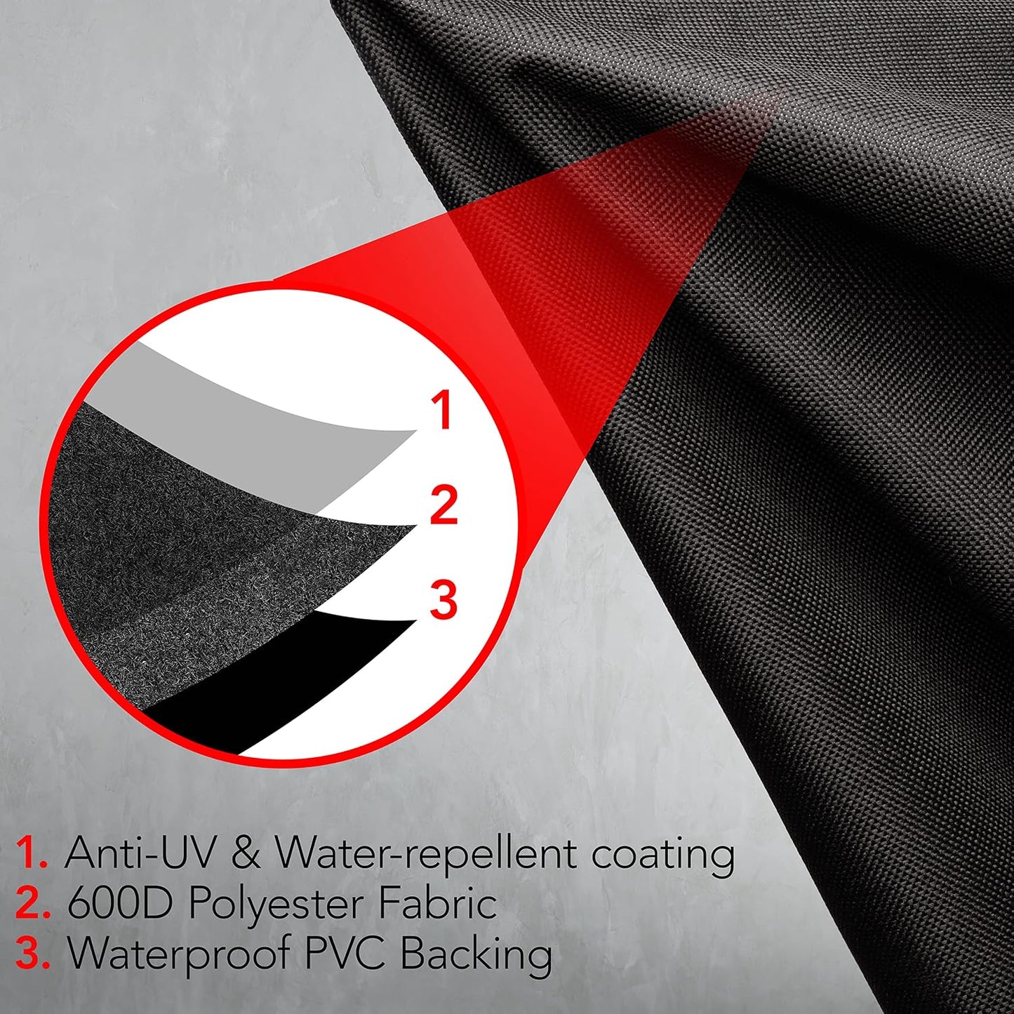 Funda parrilla resistente al agua 72" ajustable