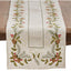 Camino mesa bordado piña acebo 16x54pulg natural